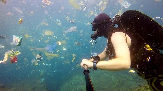 海底的塑料袋
