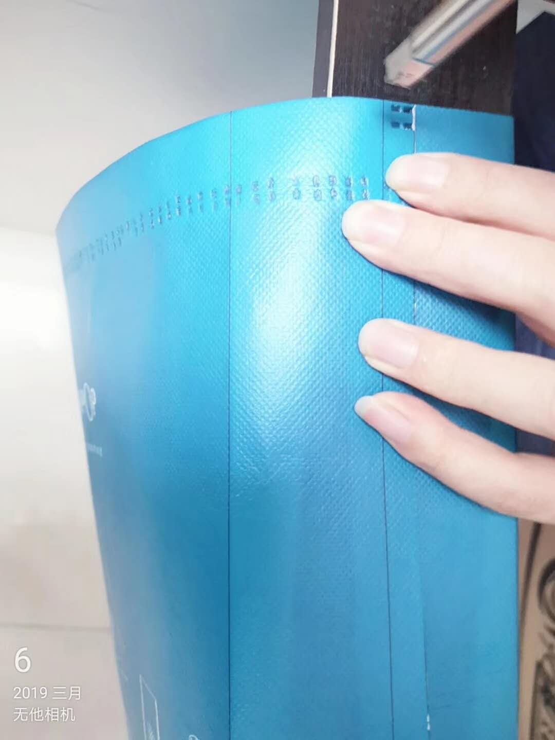 覆膜热压无纺布袋手工样